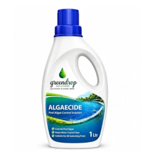 Swimming Pool Algaecide 1 Litre | Algae Control Treatment with Copper Ammonia Complex | Helps Control Green, Black & Mustard Algae | Pool Water Maintenance