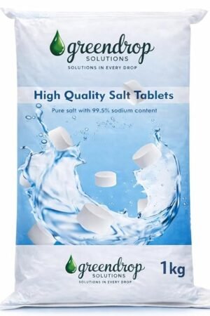 Water Softener Salt Tablets | Premium Water Purification Salt for Efficient Softener Performance | Soft Water Solution for Home, Office & Industrial Use (1Kg)